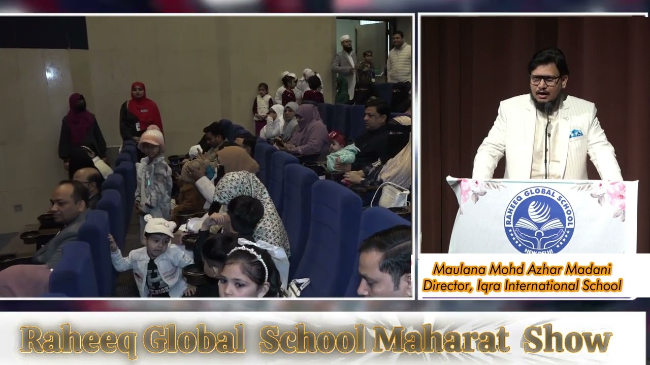 Speech by Maulana Azhar Madni, Director, Iqra International School | Annual Function 2026
