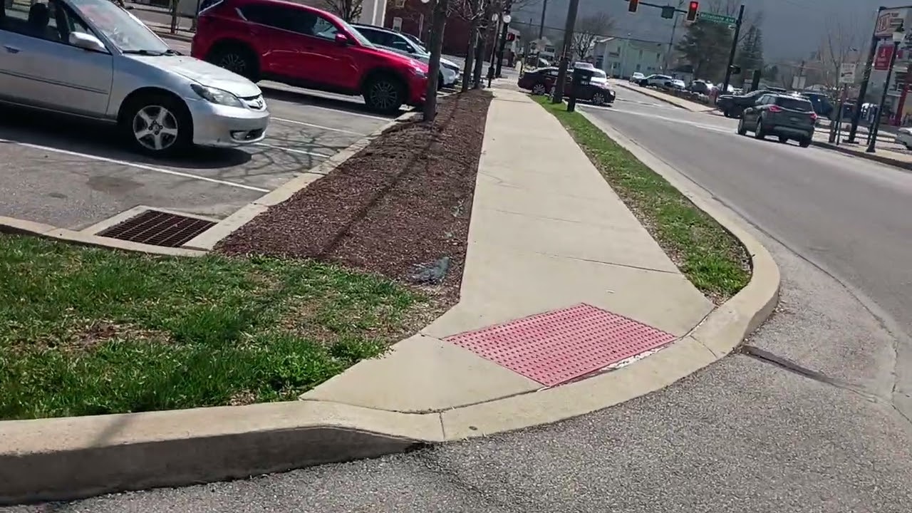 A walk around Lock haven on side walk and alley way from 4th to Weis 4/4/2026