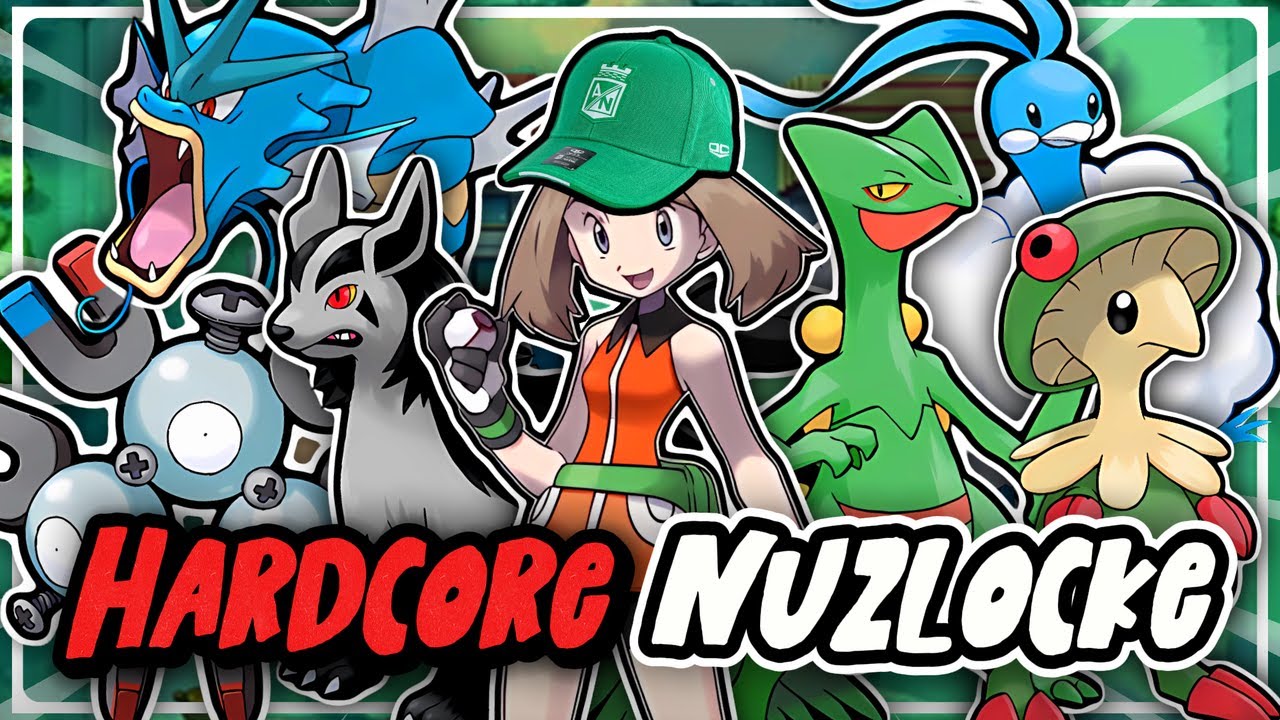 ¡ME PASÉ POKÉMON ESMERALDA en modo HARDCORE NUZLOCKE!