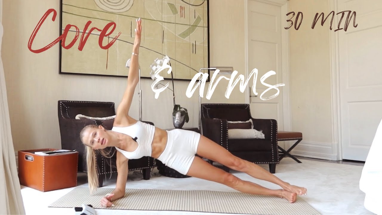 Day 4 / CORE & ARMS summer workout challenge / Model workout | Vita Sidorkina