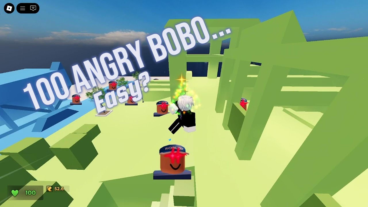 ROBLOX EVADE : 100 Angry Bobo