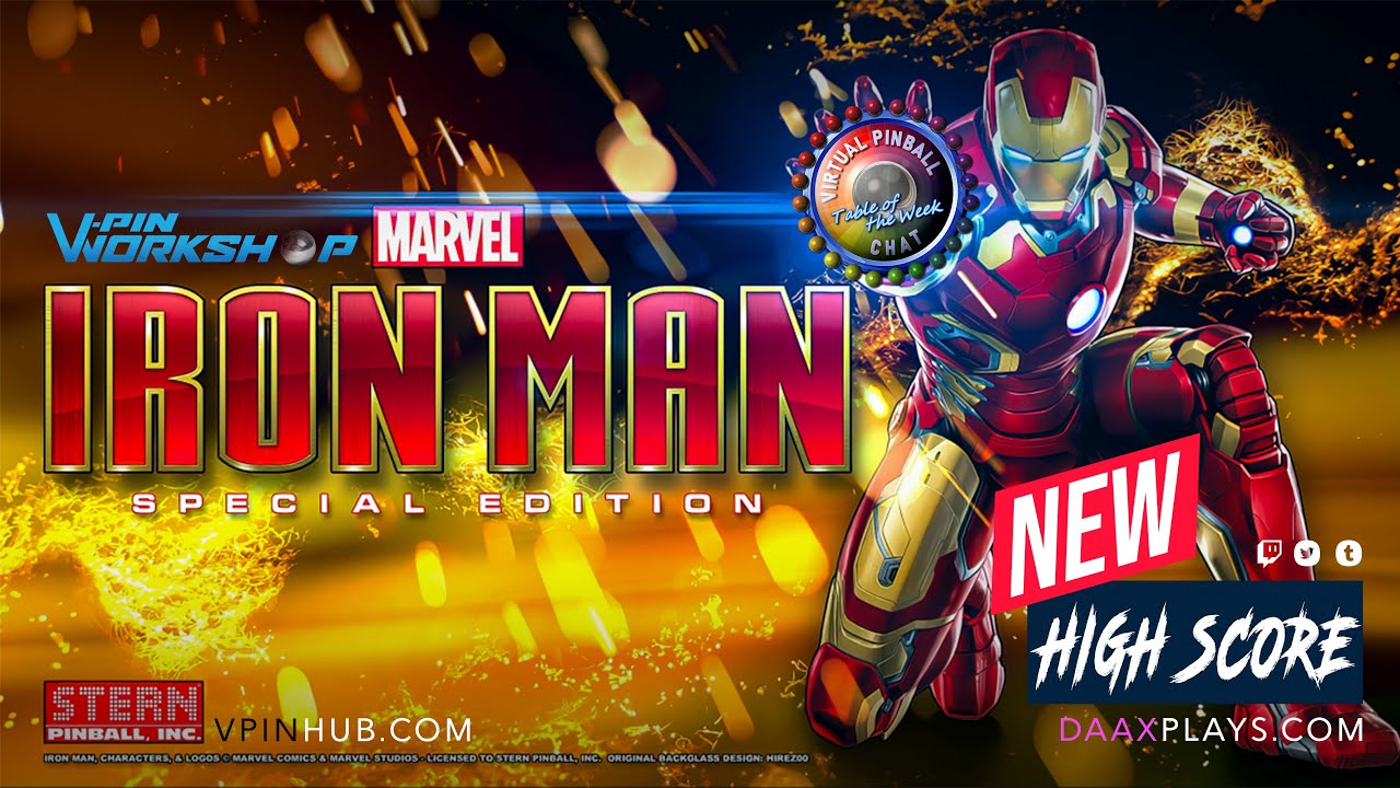 New High Score on Iron Man Vaulted Edition by Vpin Workshop (2022) Stern (2010)