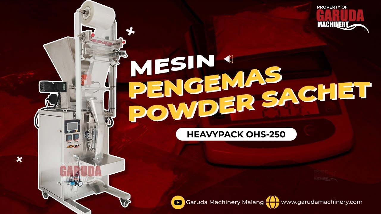 MESIN PENGEMAS POWDER SACHET | Mesin Packaging Otomatis, Cepat dan Praktis