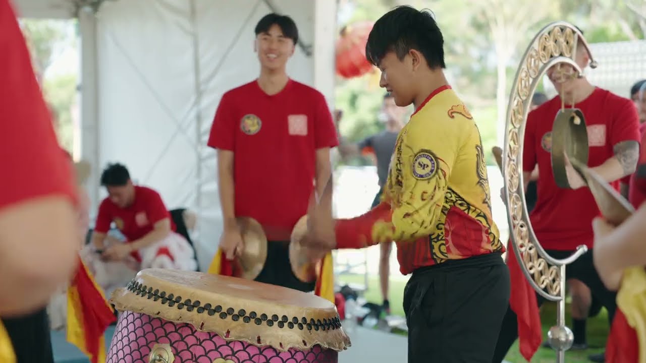 Perth Chung Wah Cultural Festival 2024 - High Pole Lion Dance Exhibition