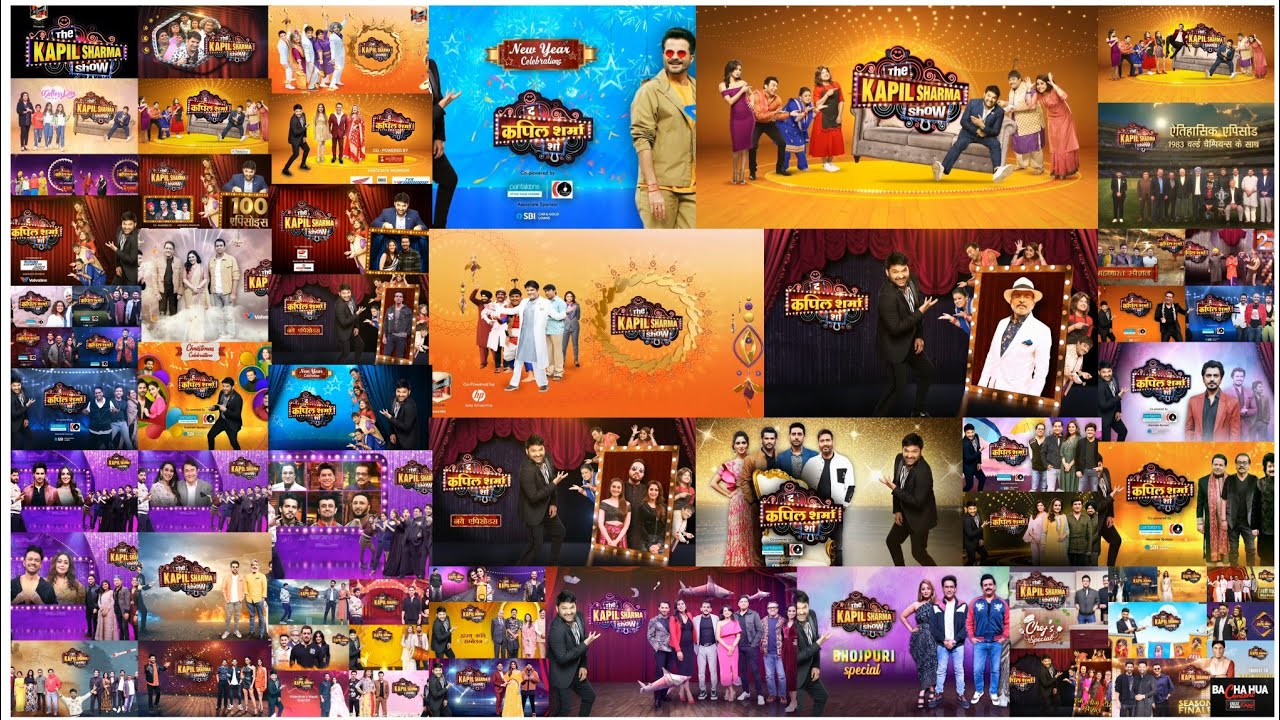 The kapil Sharma Show Title cards/ All Seasons Title cards / All montage channel 