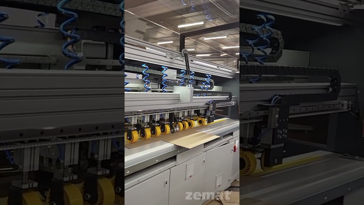 Boxmat HD Boxmaker | FEFCO 201 production from fanfold