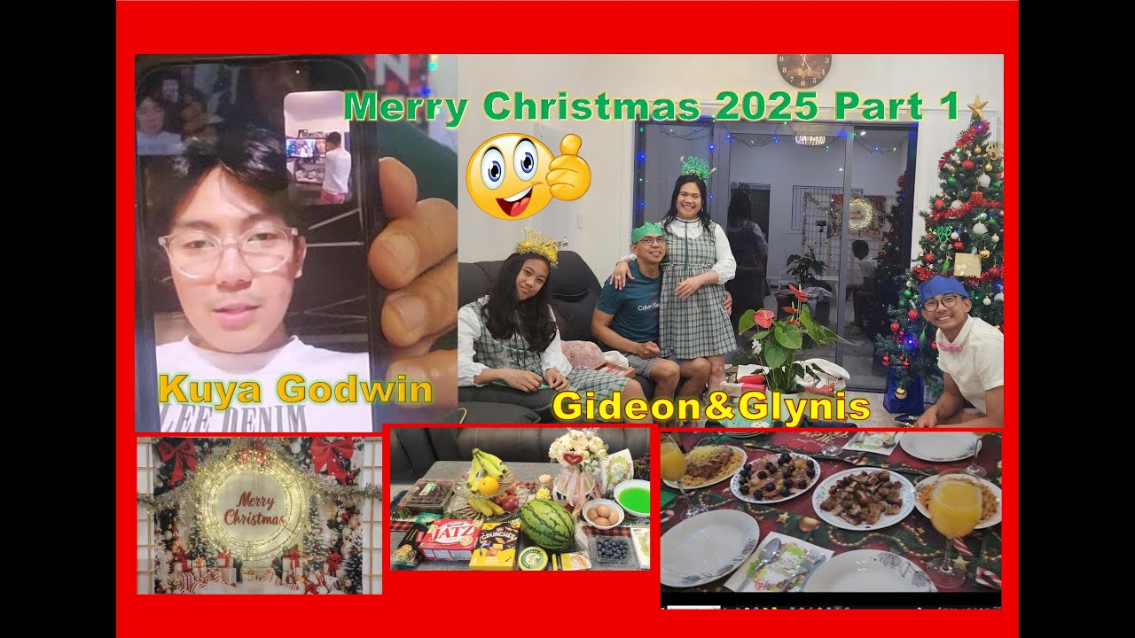 #MerryChristmas2025Part1 #VideoChat #MemoryVerses #Food #Cheers #RejoiceInTheLord
