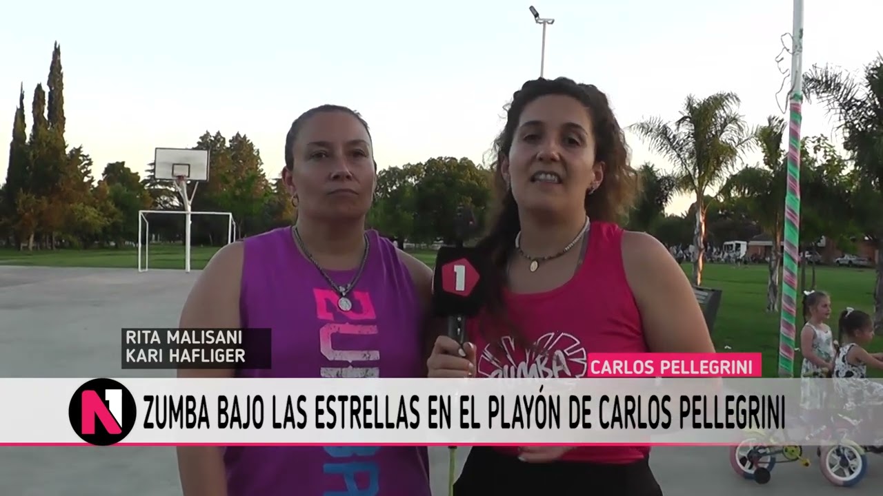 ZUMBA BAJO LAS ESTRELLAS EN EL PLAYÓN DE CARLOS PELLEGRINI