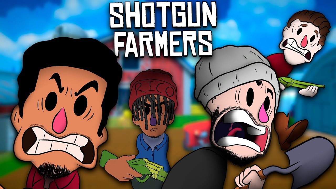 The most disrespectful 2v2 EVER! | Shotgun Farmers W/ iBerleezy, RicoTheGiant, Jack
