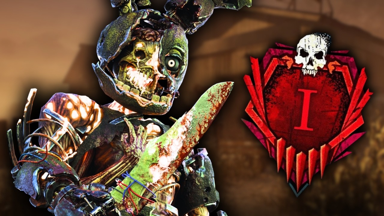 High Level Springtrap Gameplay - Dead By Daylight (No Commentary)