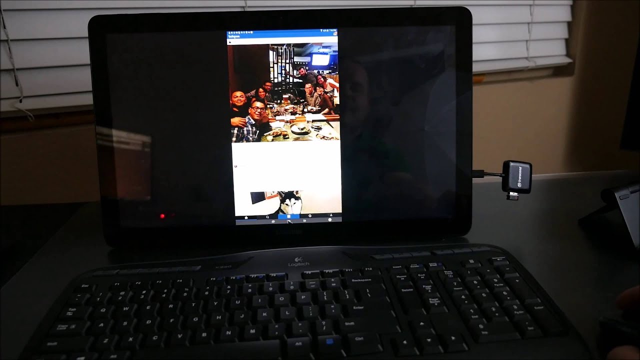 18.4 inch Samsung Galaxy View Tablet Keyboard & Mouse Test