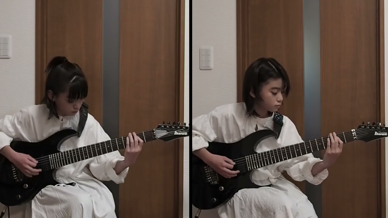 紅月-アカツキ-(BABYMETAL) 弾いてみた 12歳ギター練習中