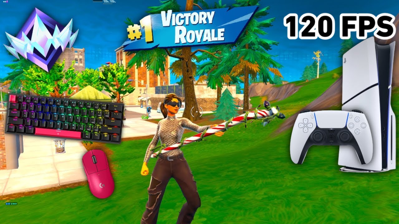 Fortnite Unreal Ranked Reload On PS5 Slim | Keyboard & Mouse Gameplay | 120 FPS | 4K