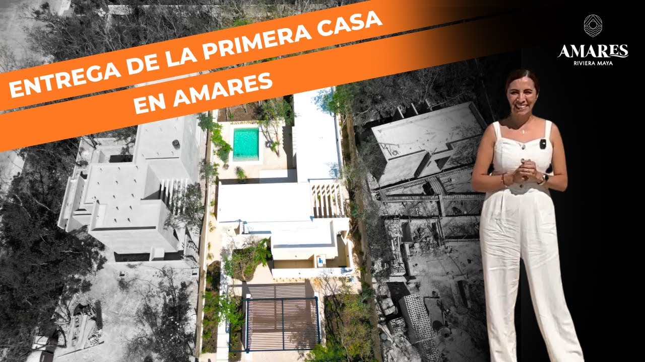 ¡Entrega casa JADE en AMARES RIVIERA MAYA!