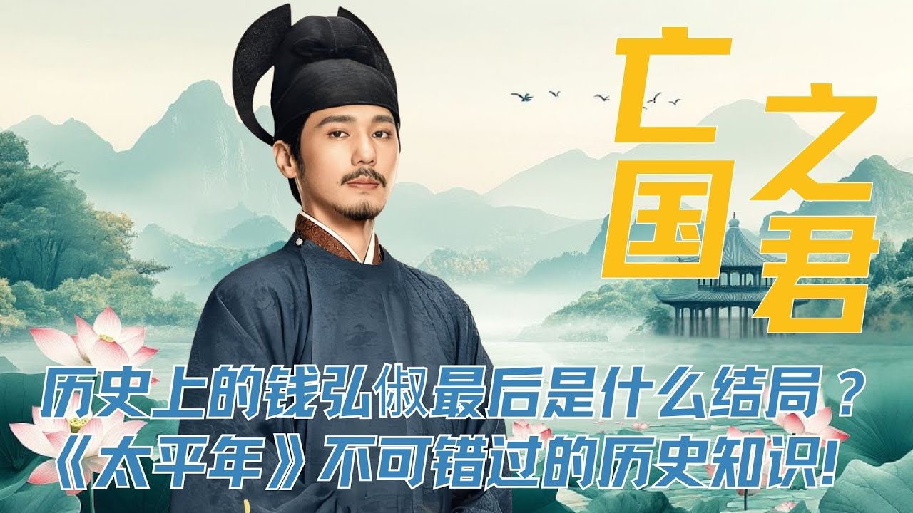 历史上的钱弘俶最后是什么结局？想要看懂《太平年》不可错过的历史知识！白宇饰演的钱弘俶，在政权更迭下成为了吴越王，为了百姓和平，将自己国家的土地献给北宋，加速了宋朝的统一。