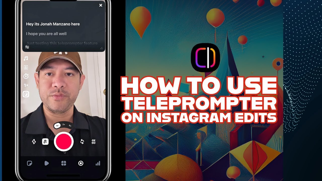 How to Use Teleprompter on Instagram Edits