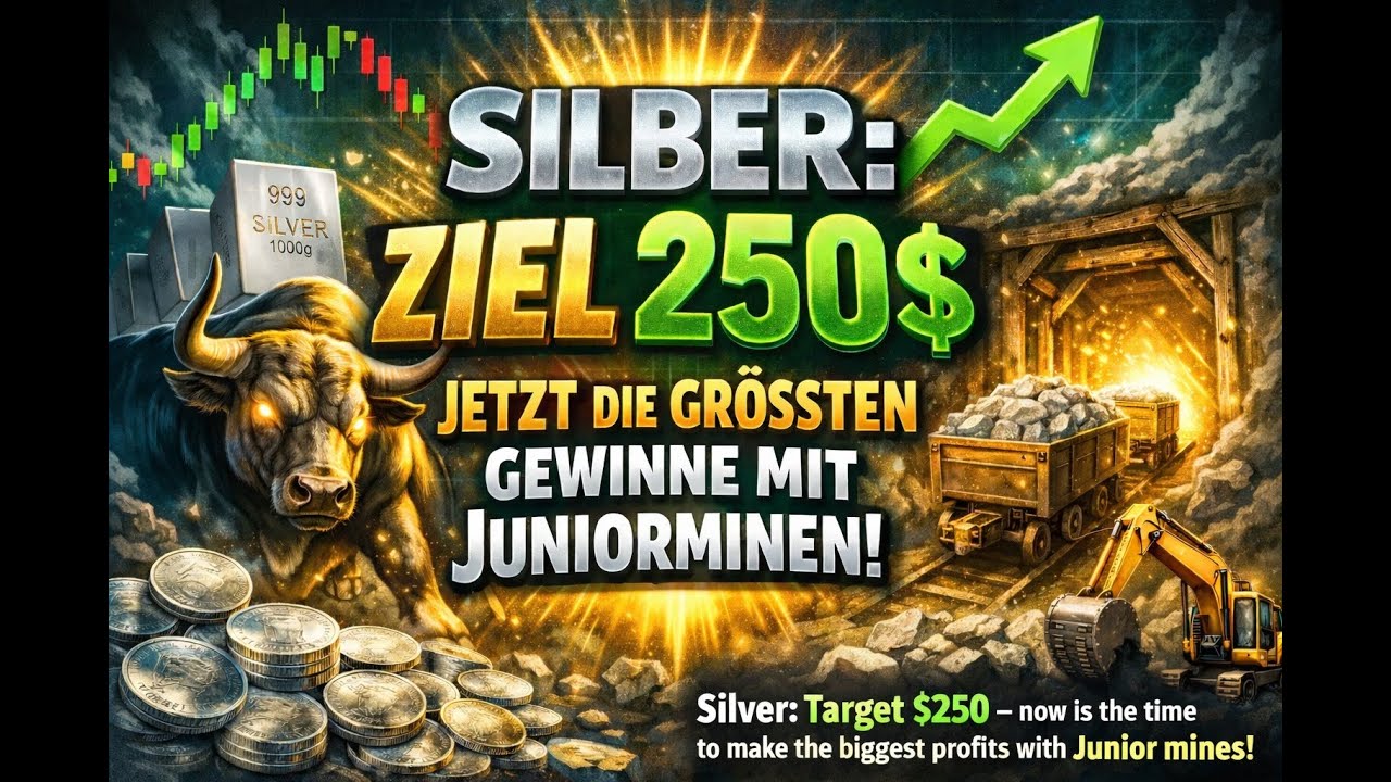 Silberaktien | Goldaktien - Silber: Ziel 250$ - jetzt die größten Gewinne mit Juniorminen!
