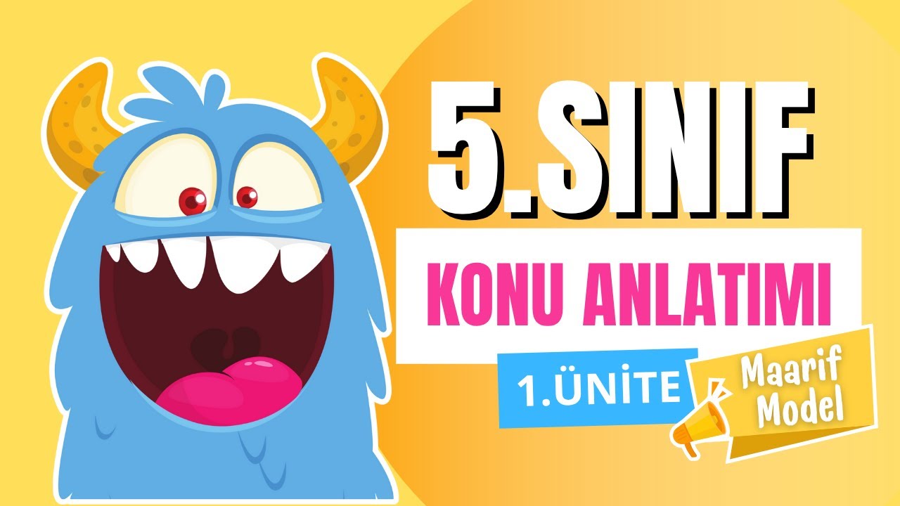 5. Sınıf İngilizce 1. Ünite Konu Anlatımı | School Life | Maarif Model