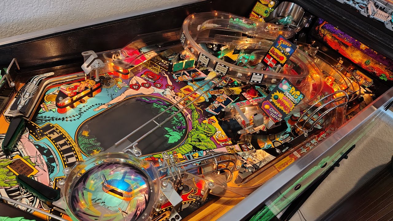 Creature from the Black Lagoon pinball machine restored