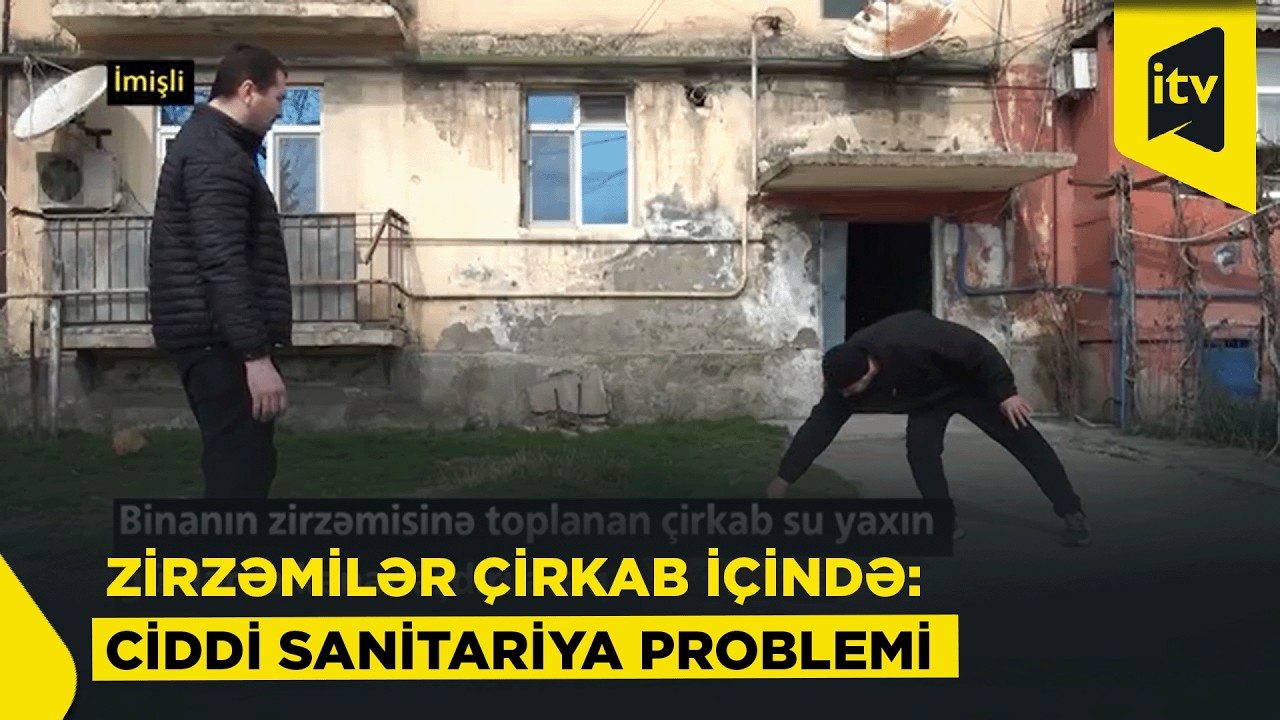 Kanalizasiya suları zirzəmiyə axıdılır – sakinlər təhlükə ilə üz-üzə