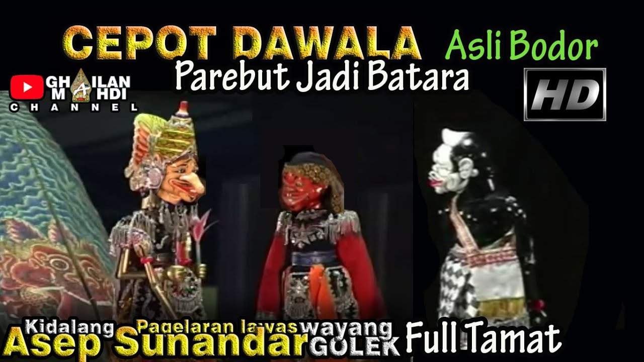 Cepot Dawala Parebut Jadi Raja Bobodoran Wayang Golek Full Lalakon Video HD
