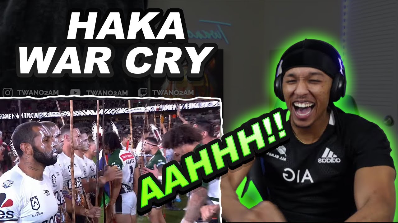 AHHH!! AMERICAN REACTS: War Cry v Haka | NRL All Stars 2022