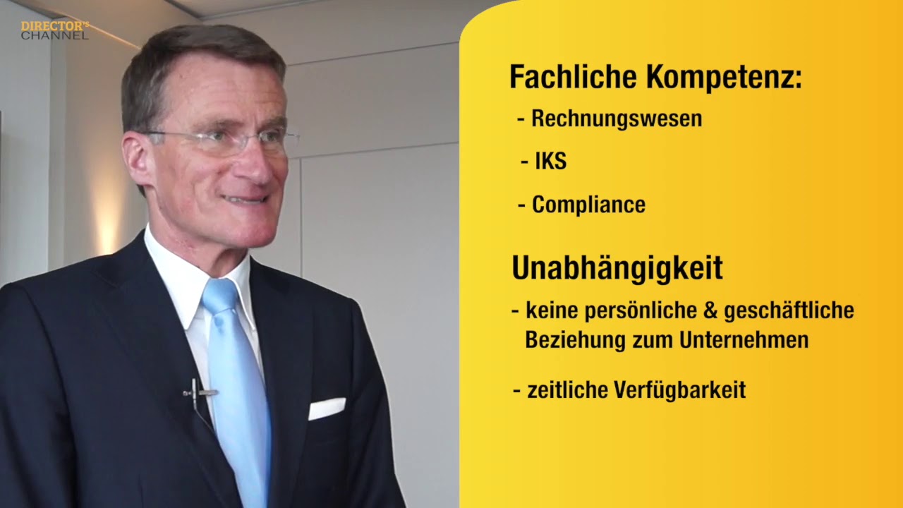 Der Finanzexperte im Aufsichtsrat - Was er k&ouml;nnen muss -  Prof. Dr. Thorsten Grenz