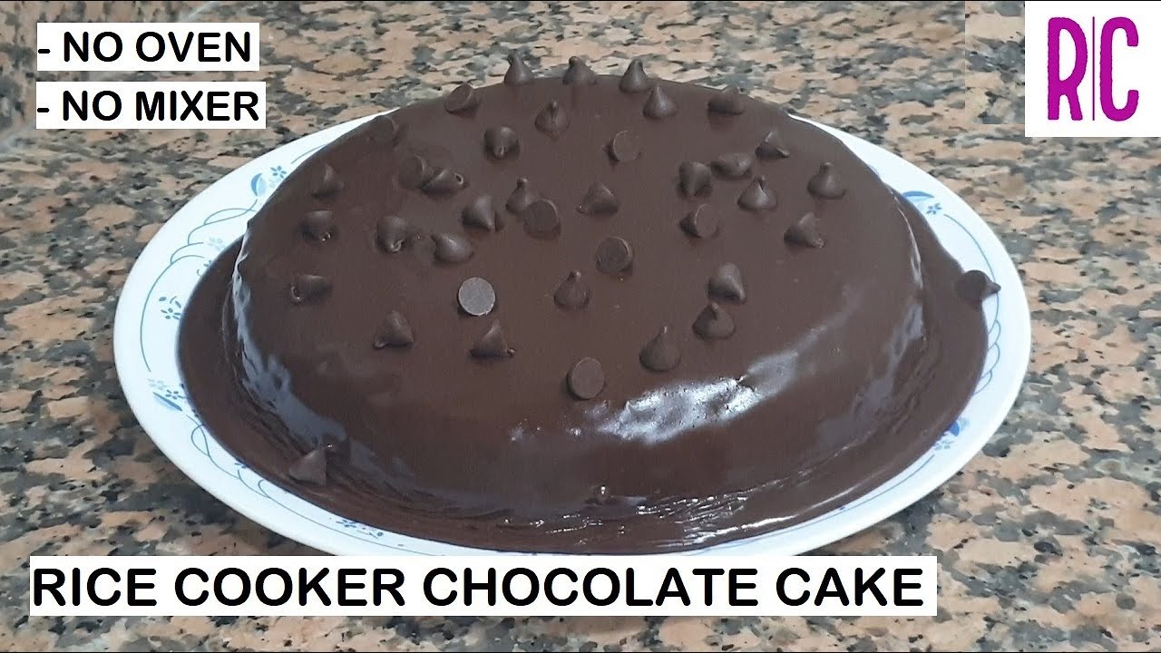 RICE COOKER CHOCOLATE CAKE | NO OVEN | NO MIXER | Rice Cooker Cake | Recel Creates
