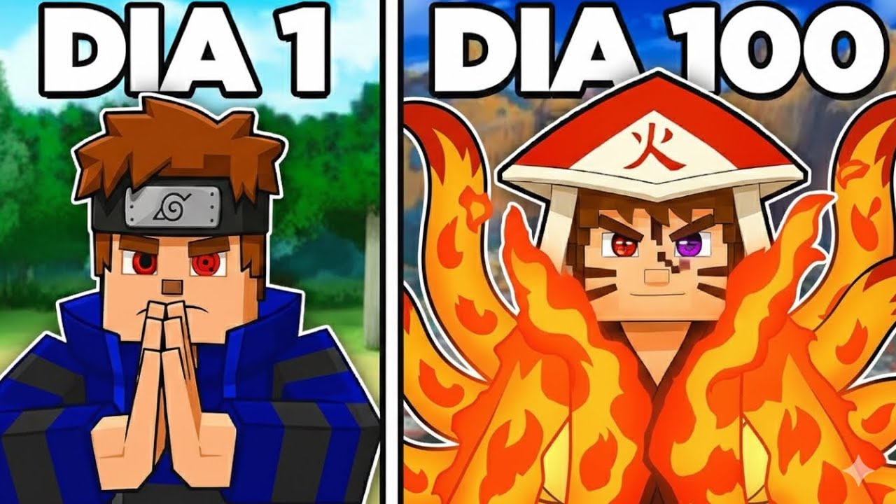 100 DIAS COMO HOKAGE na NARUTO JEDY - O Filme