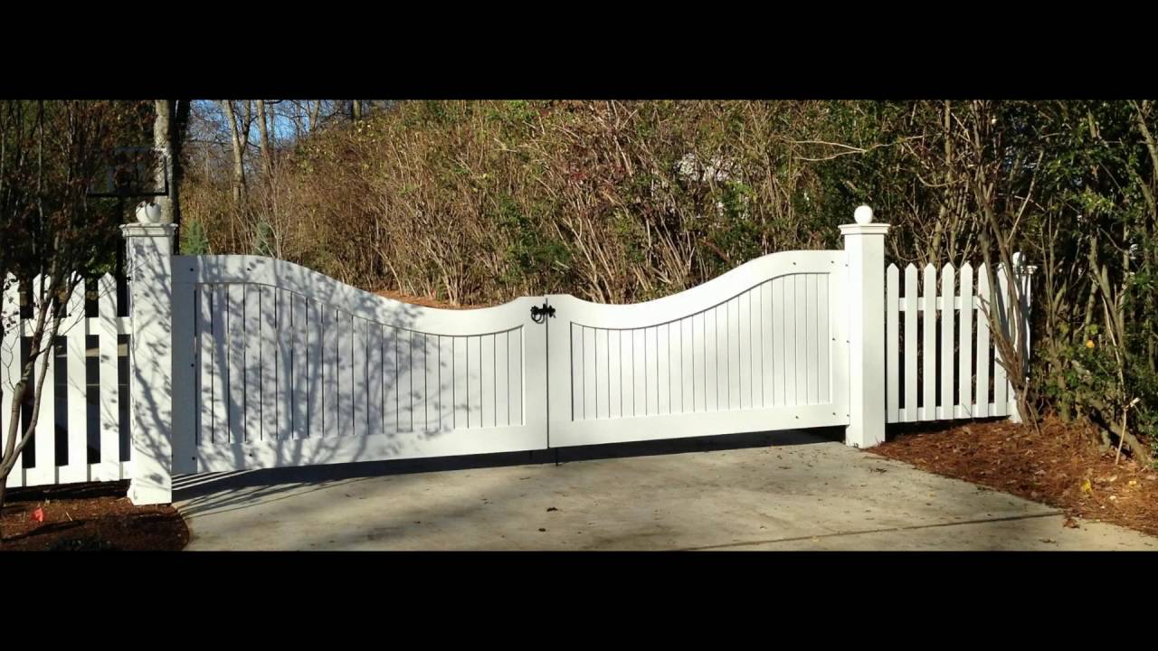 The Porch Store Low-Maintenance Trouble-Free PVC Gates