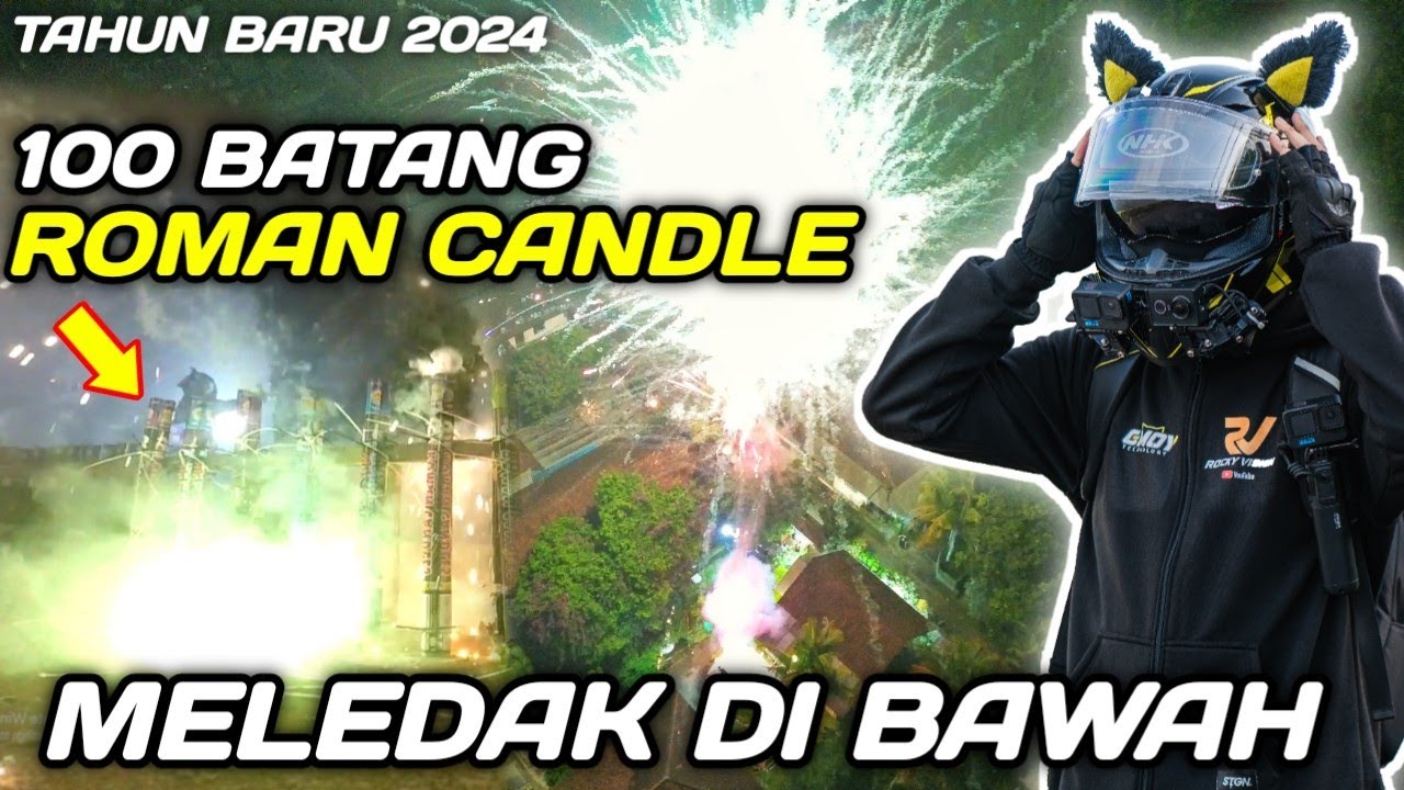 MELEDAK DI BAWAH KEMBANG API TAHUN BARU 2024