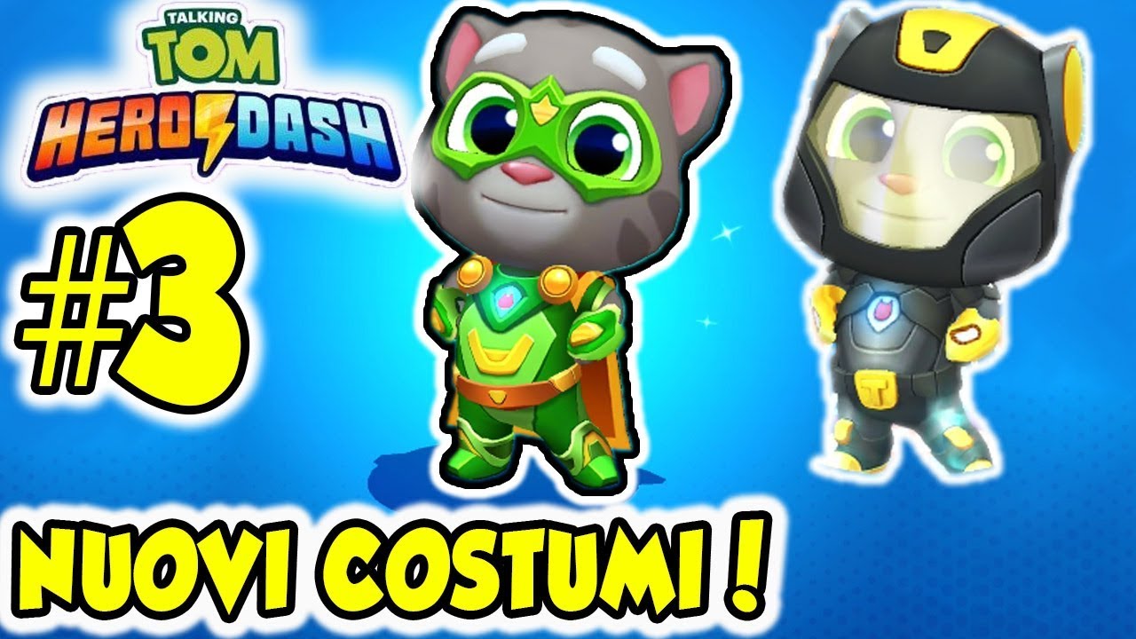 Talking Tom Hero Dash - NUOVI COSTUMI! - Android - (Salvo Pimpo's)