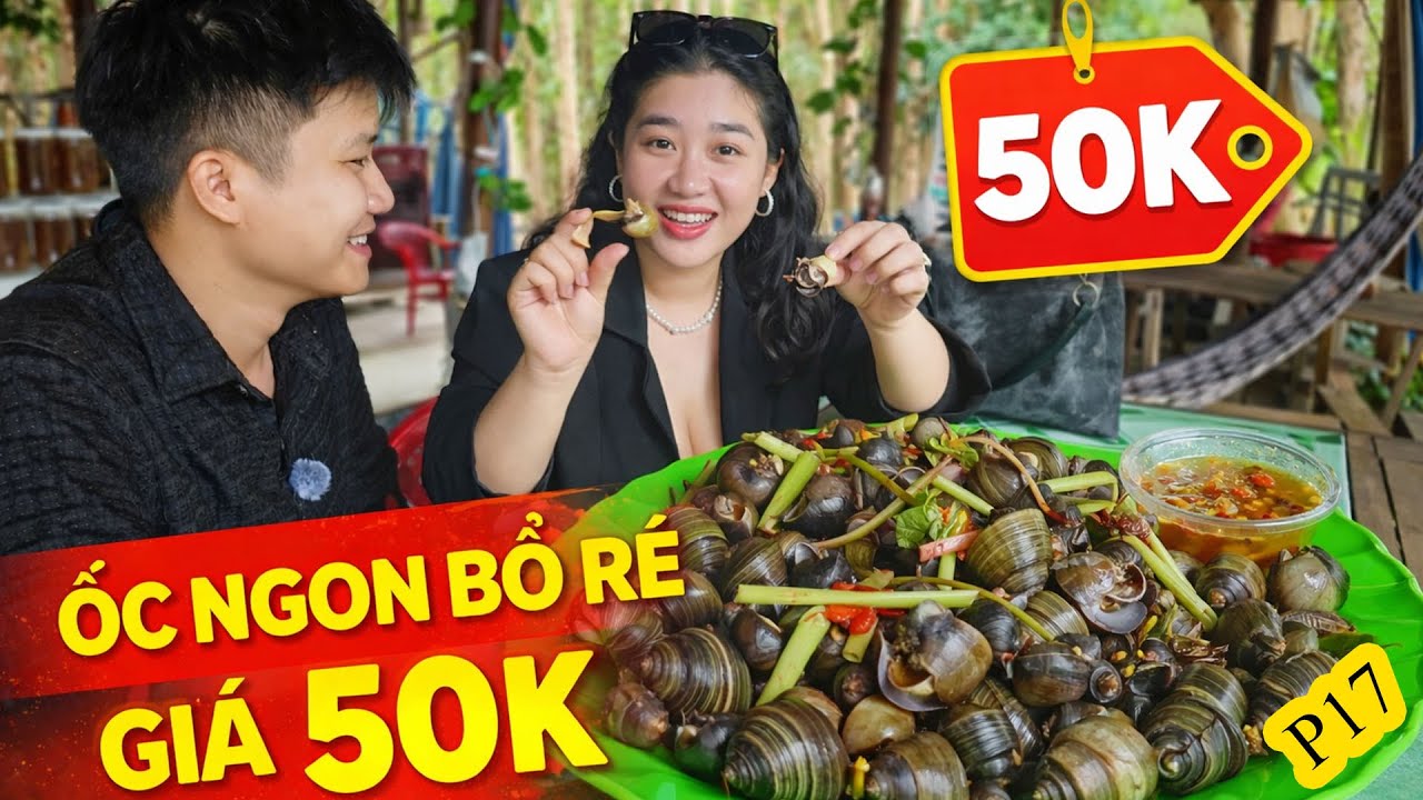 P17 - Không Thể Tin Dĩa Ốc Này Có Giá 50k Ở Khu Du Lịch Rừng Tràm Trà Sư | GoGo TV