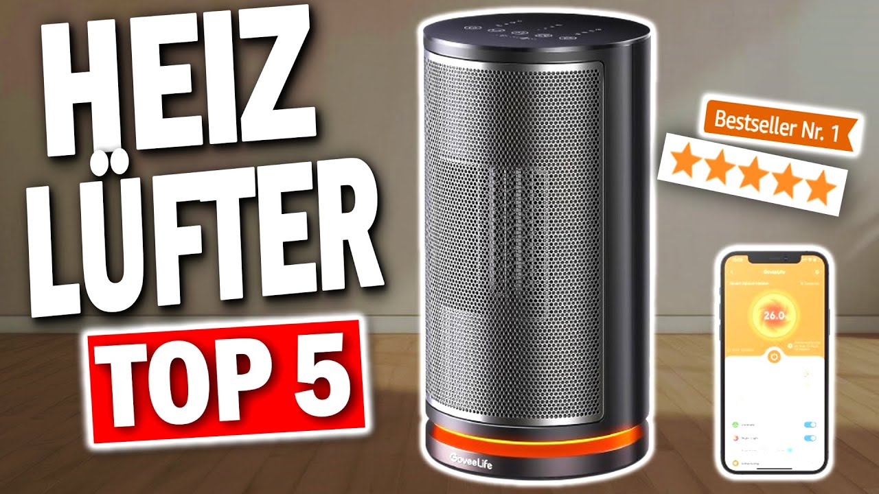 TOP 5 KERAMIK HEIZLÜFTER 2026 !! 🔥 | Die Besten Keramik Heizlüfter im Vergleich