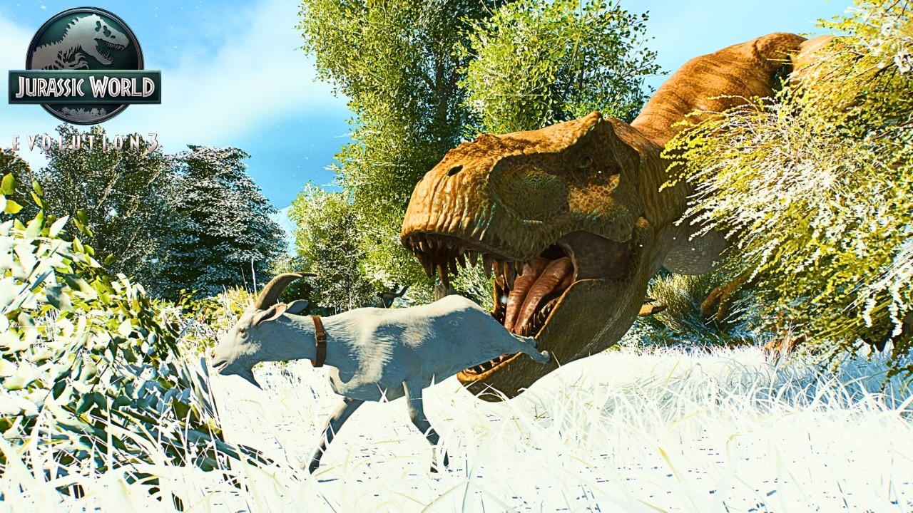 Creating a Winter Dinosaur Park in JWE3