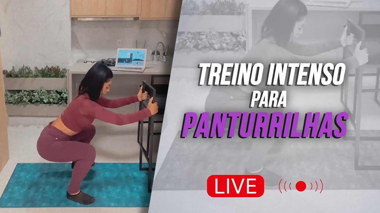 TREINO INTENSO PARA PANTURRILHAS - VEM PRA LIVE! #17 - SIMONE LEAL