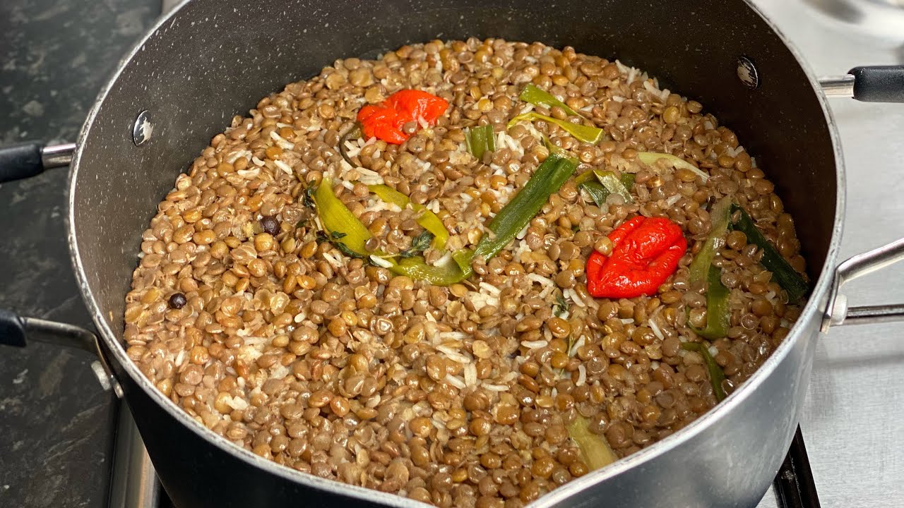 Rice and Lentils || Coconut Rice and Lentils || TERRI-ANN’S KITCHEN
