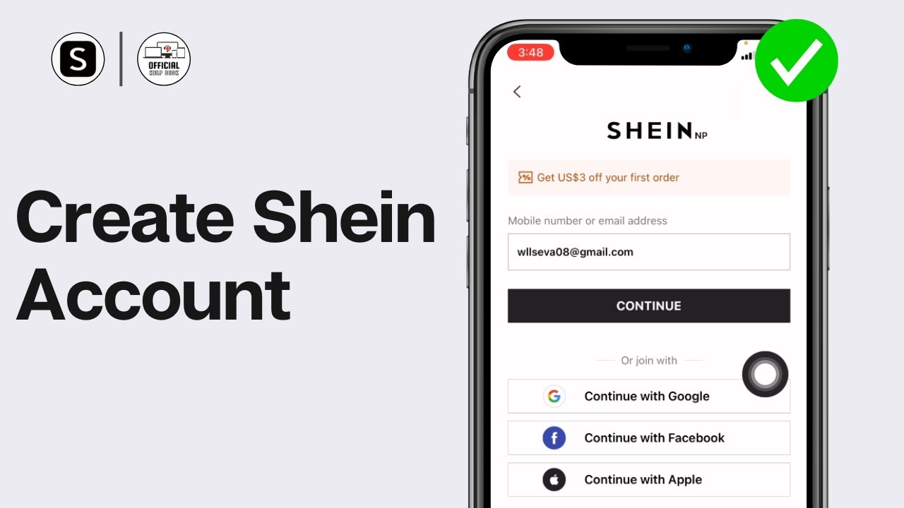 Как создать аккаунт Shein в 2024 году (пошаговое руководство)