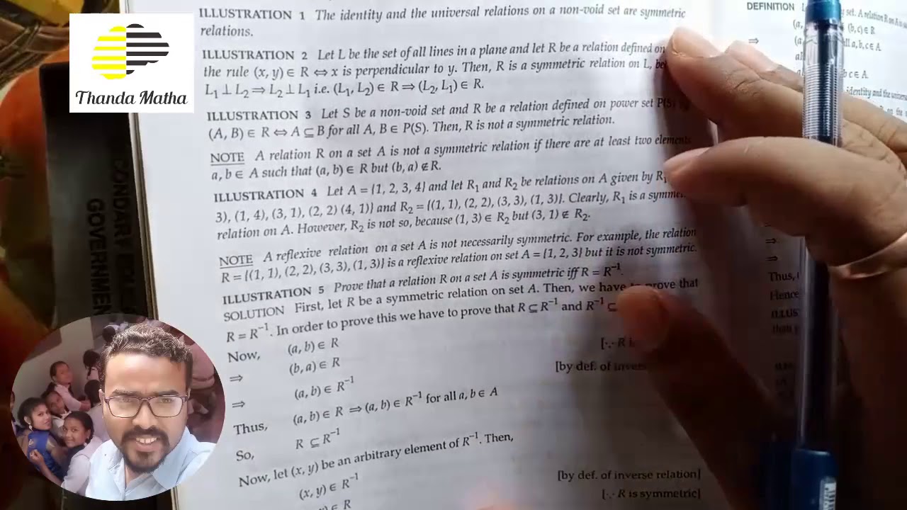 Types of Relations. Class 12 Mathematics