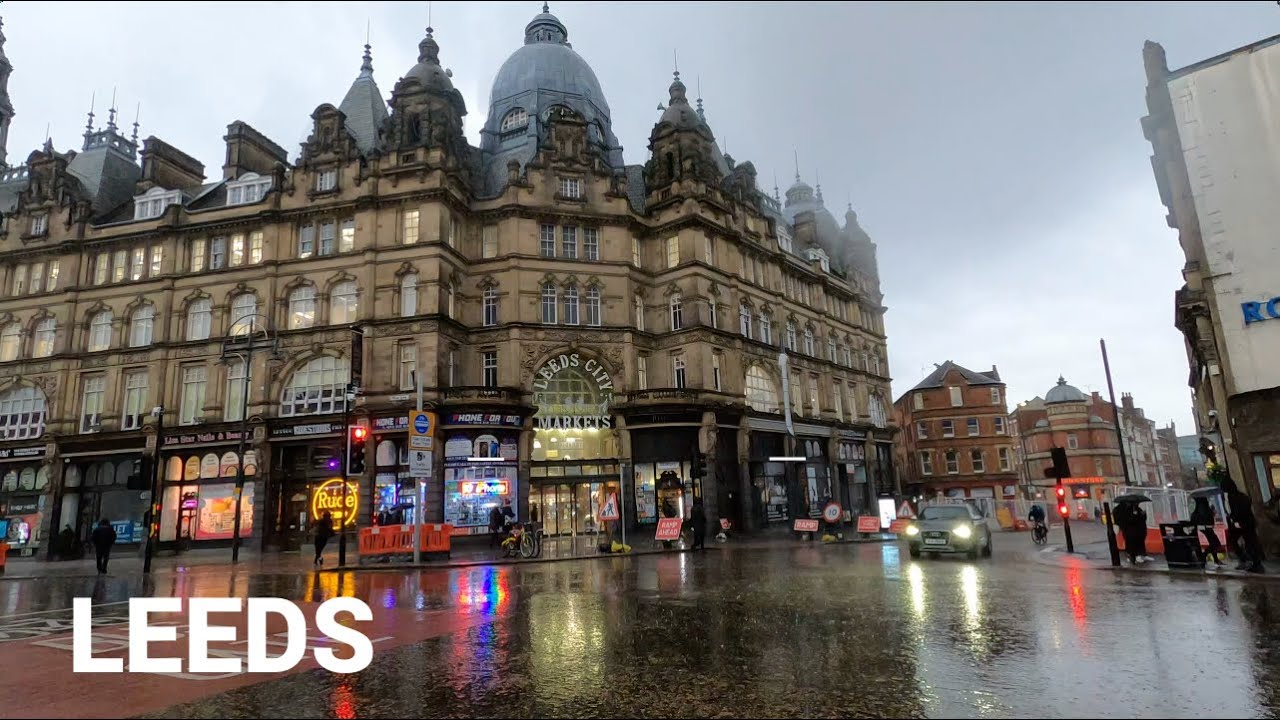 Walking in the rain | Leeds
