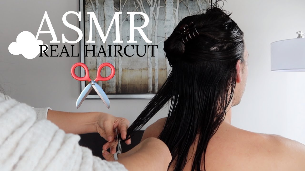REAL ASMR HAIRCUT (another one ✂️)