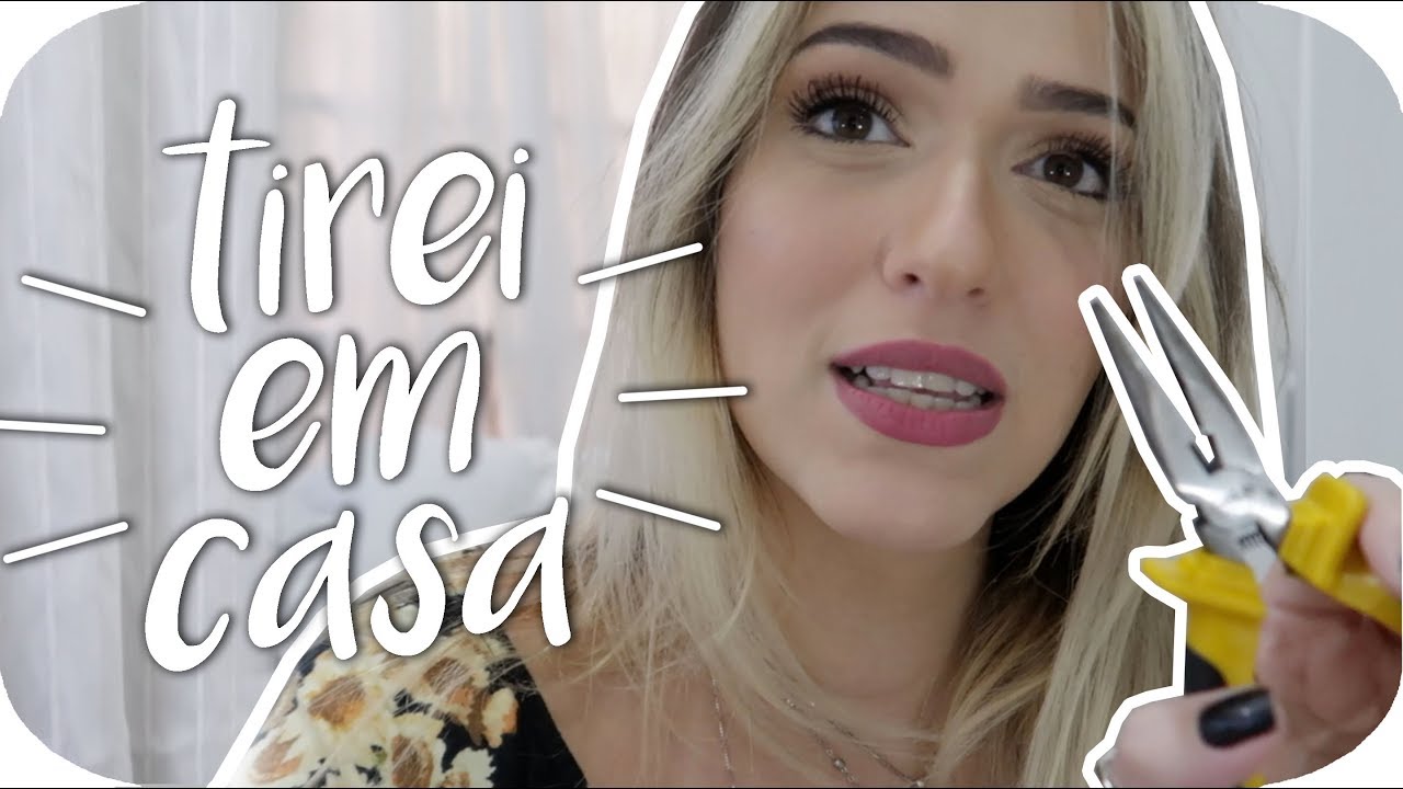 TESTEI métodos para TIRAR O MEGA HAIR em CASA!