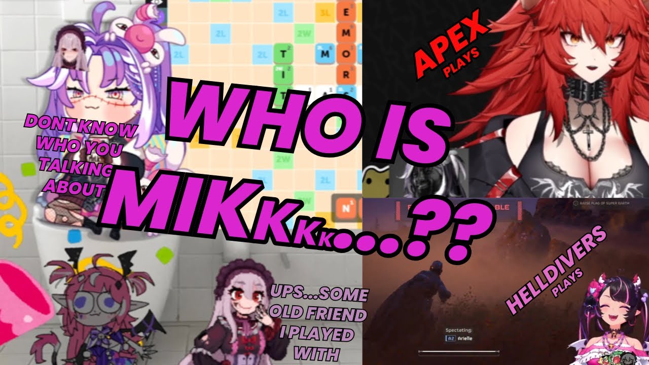 Who is that MIK   A you talking about [Vshojo Clips / Collabs]