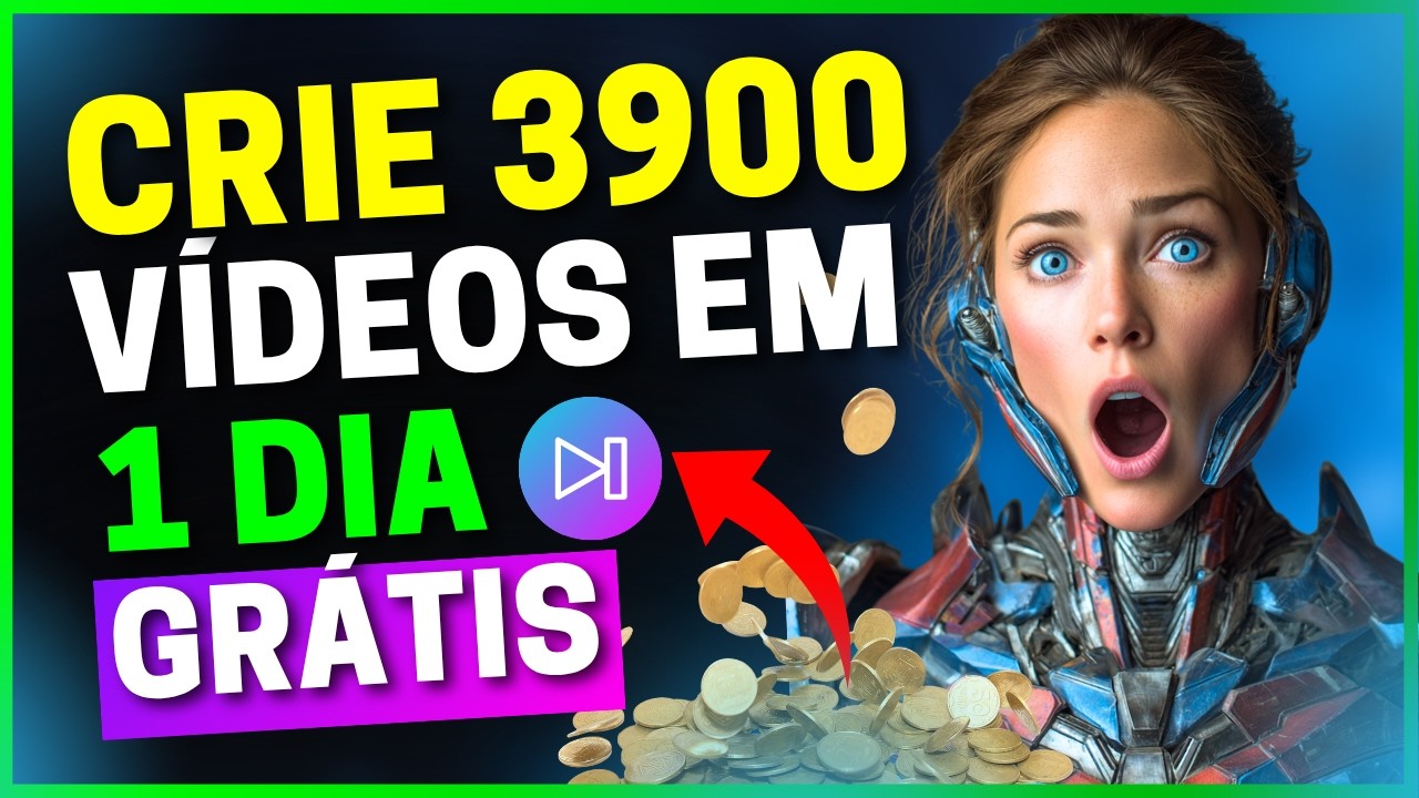 N&Atilde;O PRECISA MAIS PAGAR! - IA GR&Aacute;TIS Cria V&iacute;deos PROFISSIONAIS (Sem limite) 🤯