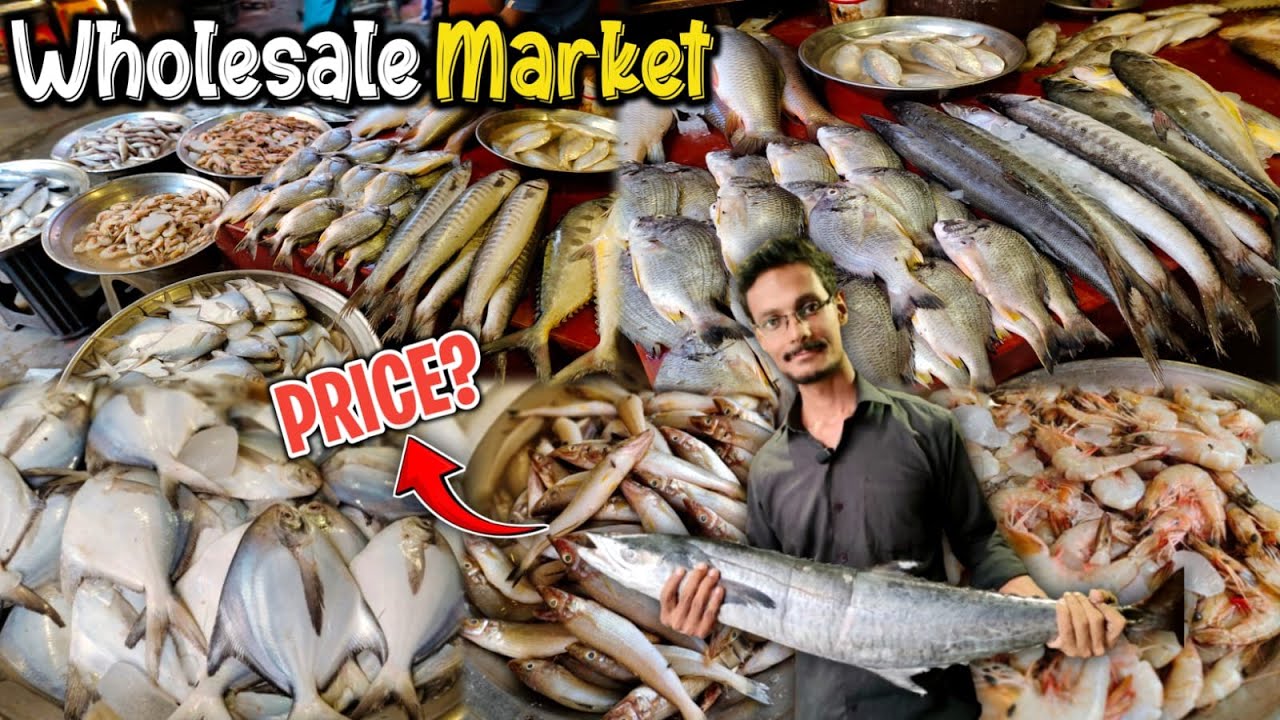 Explore Karachi Moosa Colony Fish Market Current Fish Prices | Big Seafood Market Wholesale Rates