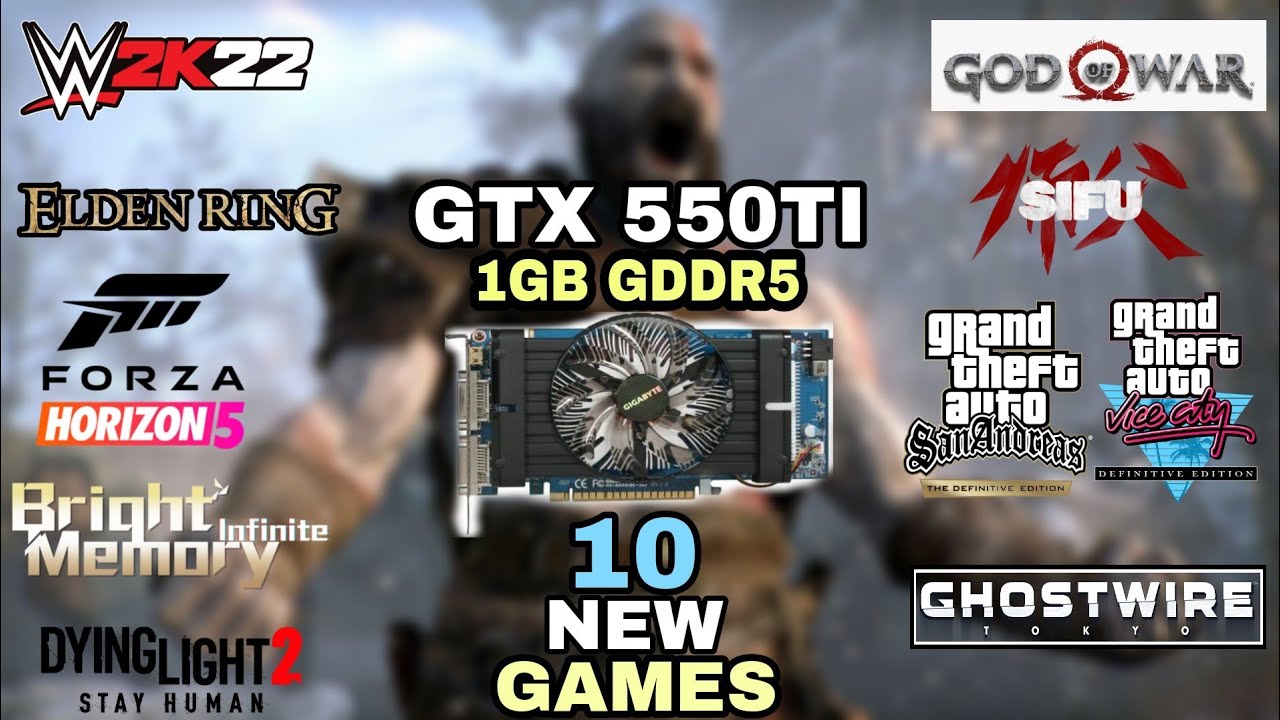GTX 550 ti Test In 10 New Release Games | GTX 550 Ti In 2022