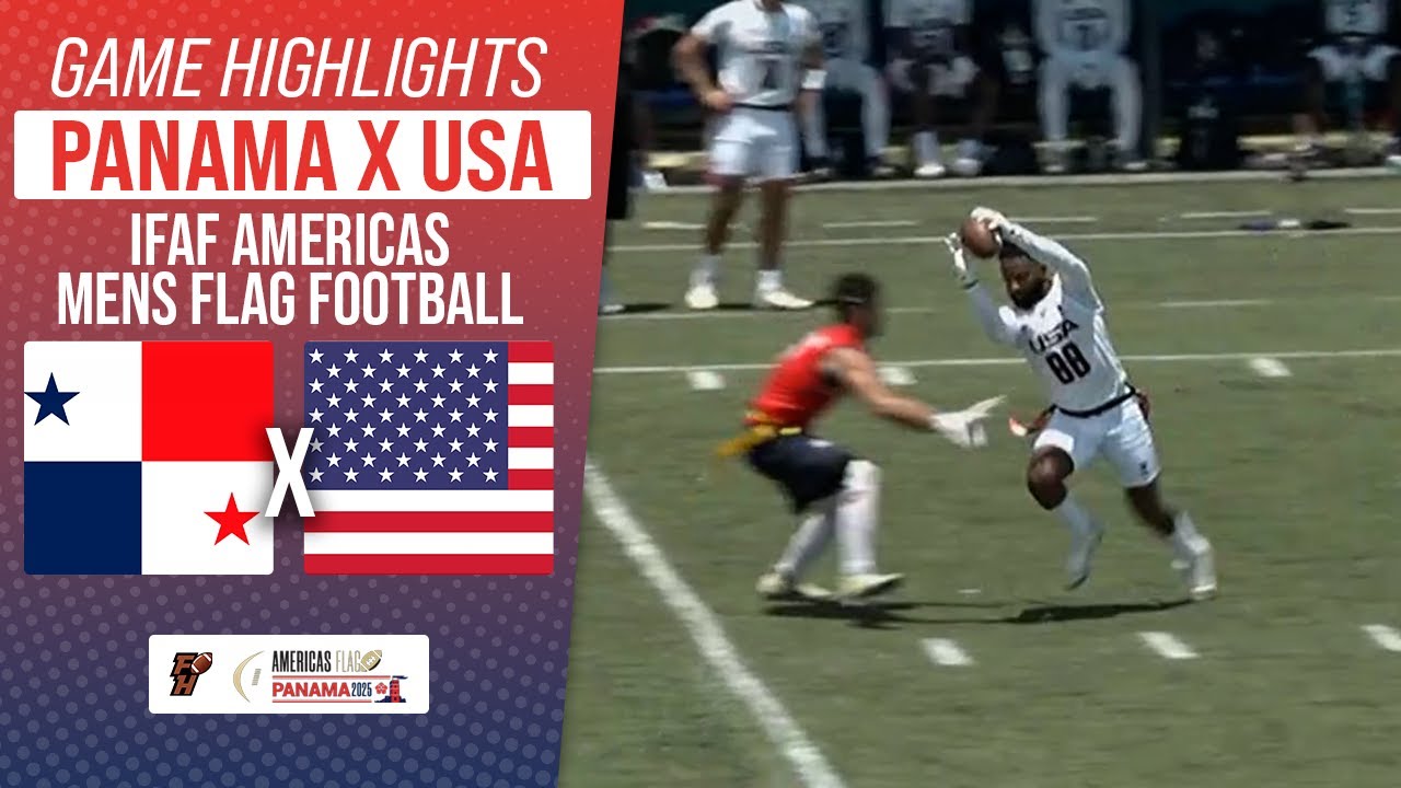 PANAMA X UNITED STATES | SEMIFINAL | MENS IFAF AMERICAS FLAG FOOTBALL 2025 | Game Highlights