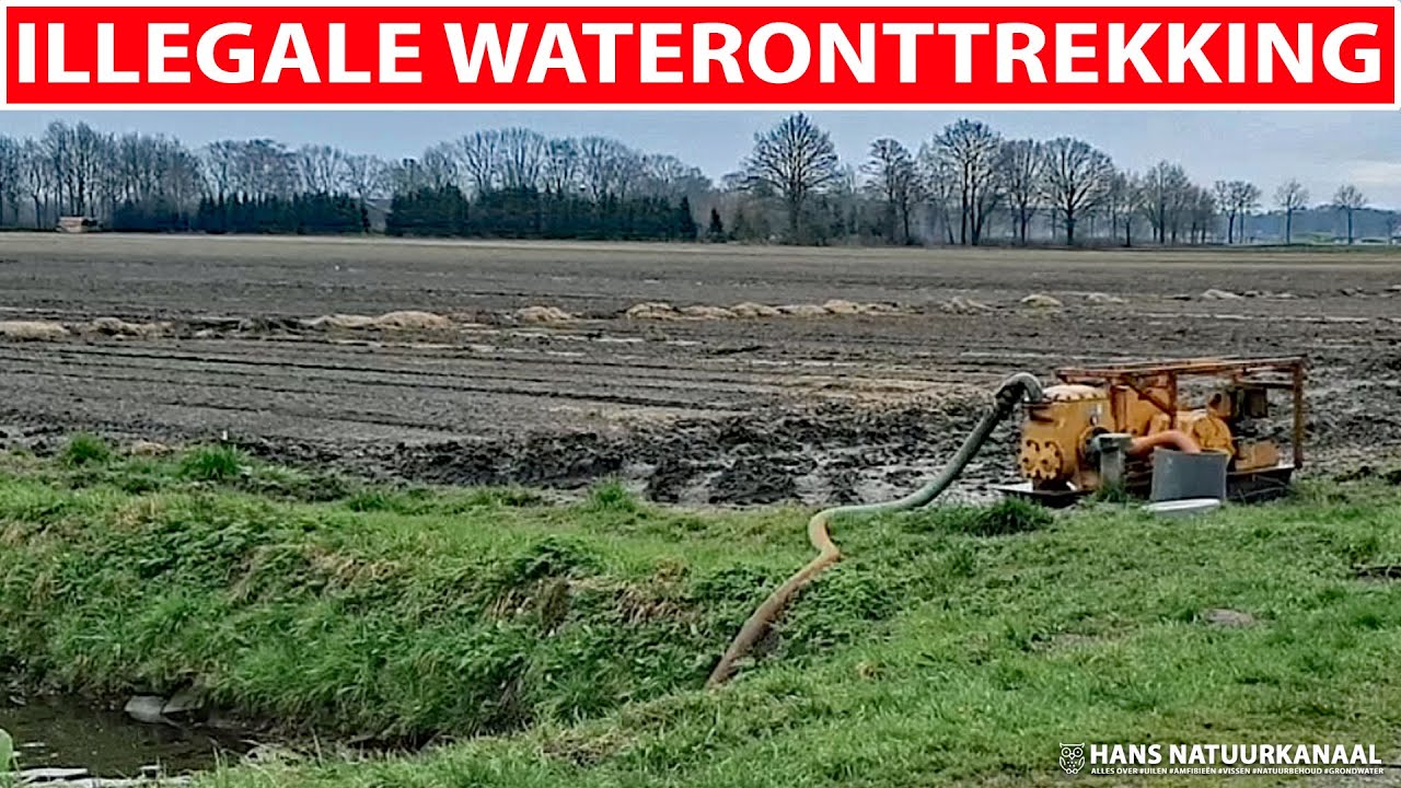 Illegale wateronttrekking bij peilgestuurde drainage (deel 1)
