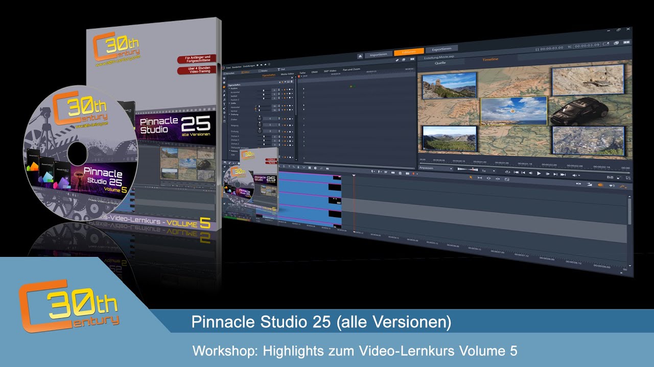 Highlights - Video-Lernkurs Volume 5 für Pinnacle Studio 25