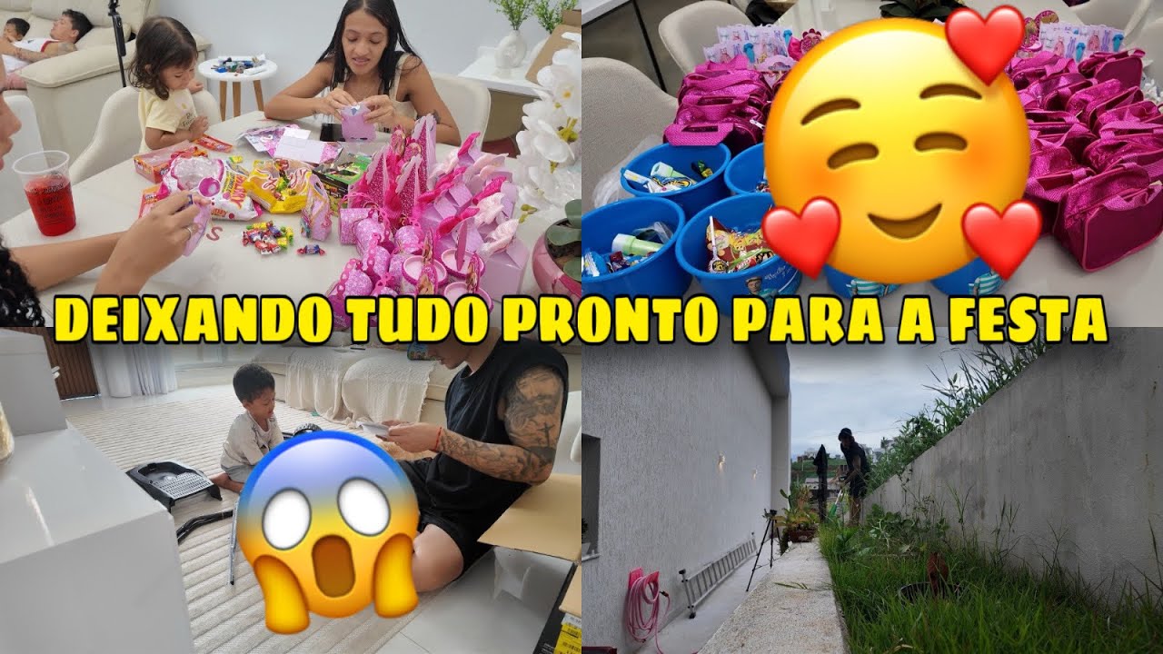 ENCHENDO TODAS AS CAIXINHAS + AS LEMBRANCINHAS 😱😍| OLHEM O QUE O MARIDO COMPROU | CHOCADAAAA